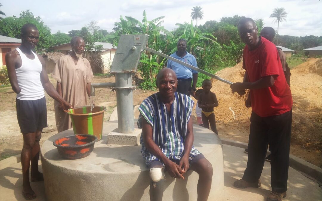 Amputee Camp Receives Water Well and Latrines!!