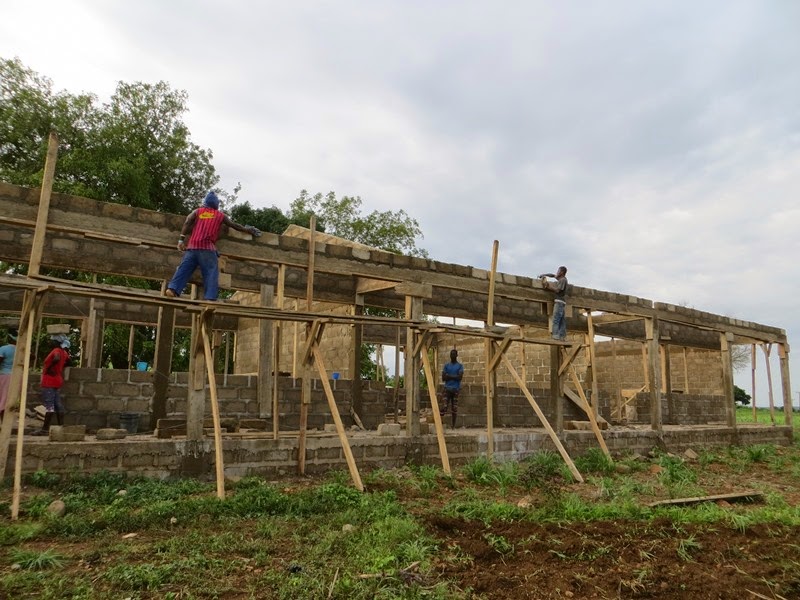 ENA's first school in Northern Ghana is Under Construction!!!