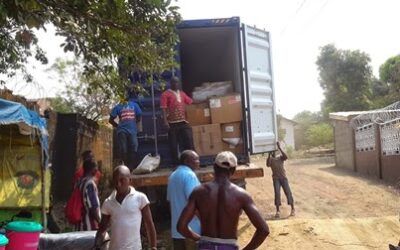 Ebola Aid Arrives