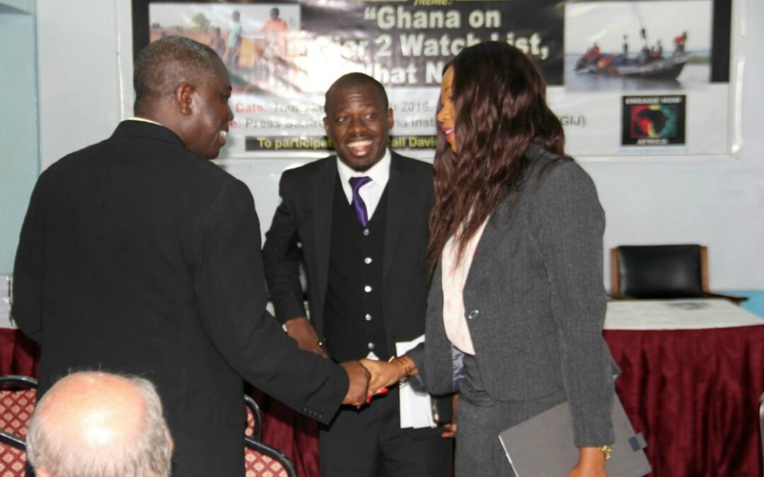 Anti-Human Trafficking Press Event Makes National News and Headlines in Ghana